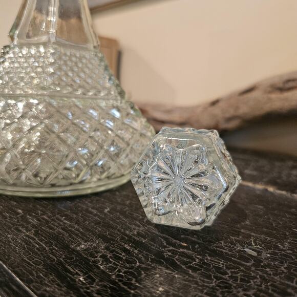 Anchor Hawking Mid Century Crystal Captains's Decanter 12" Tall - Picture 4 of 7